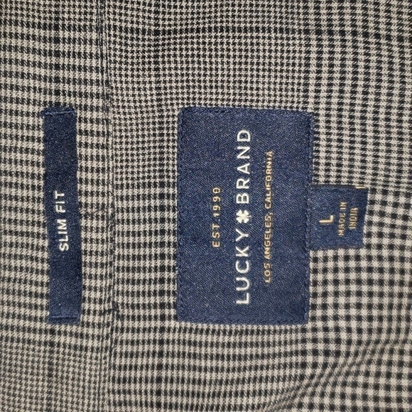 LUCKY Brand Slim Fit Cotton Shirt -  Men's - Picture 5 of 6
